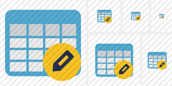 Icone Database Table Edit