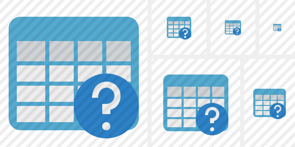 Icone Database Table Help