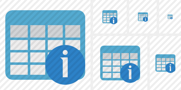 Icone Database Table Information