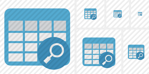 Icone Database Table Search