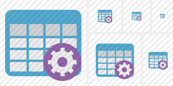  Database Table Settings