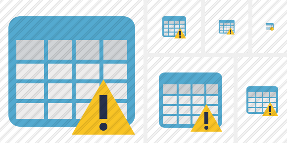  Database Table Warning