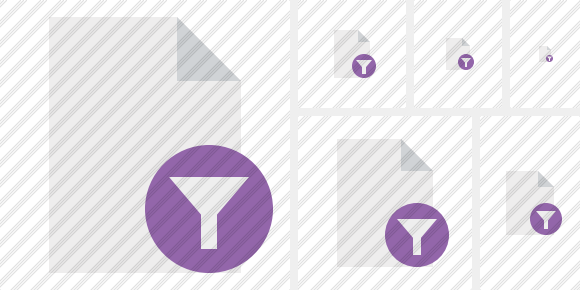 Document Blank Filter Icon