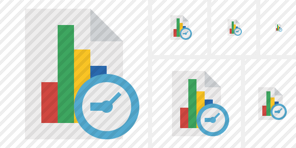  Document Chart Clock