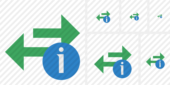 Icone Exchange Horizontal Information