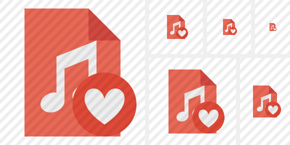 File Music Favorites Icon