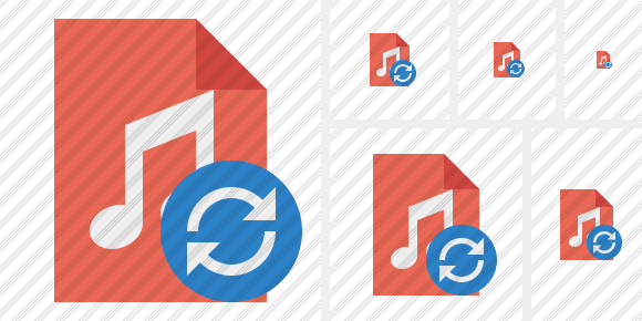 File Music Refresh Icon