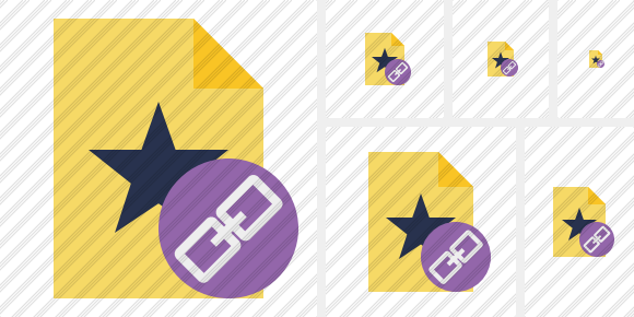 File Star Link Icon