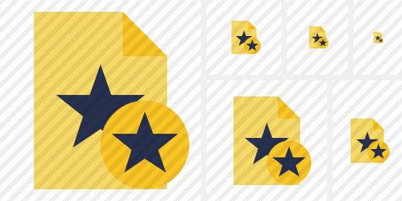 File Star Star Icon