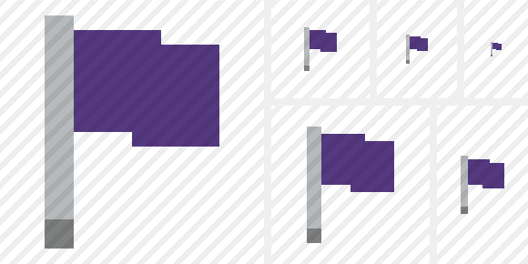 Flag Purple Icon