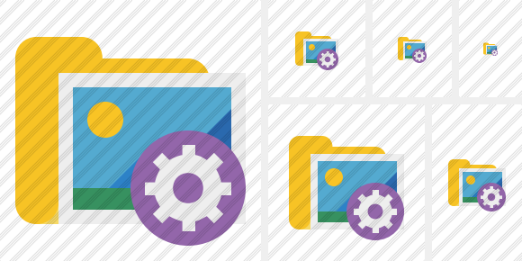 Icone Folder Gallery Settings