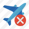 Airplane 2 Cancel Icon