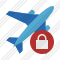 Airplane 2 Lock Icon