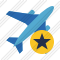 Airplane 2 Star Icon