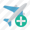 Airplane Add Icon