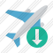 Airplane Download Icon