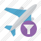 Airplane Filter Icon