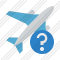 Airplane Help Icon