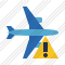 Airplane Horizontal 2 Warning Icon