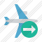 Airplane Horizontal Next Icon