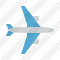 Airplane Horizontal Icon