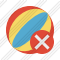 Beach Ball Cancel Icon