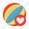 Beach Ball Favorites Icon