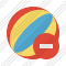 Beach Ball Stop Icon