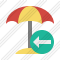 Beach Umbrella Previous Icon