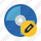 Bluray Disc Edit Icon