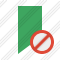 Bookmark Green Block Icon