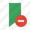 Bookmark Green Stop Icon