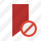 Bookmark Red Block Icon