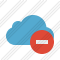 Cloud Blue Stop Icon