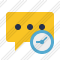 Comment Clock Icon