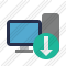 Computer Download Icon