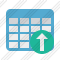 Database Table Upload Icon