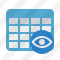 Database Table View Icon