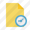 Document Blank 2 Clock Icon