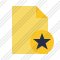 Document Blank 2 Star Icon