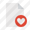 Document Blank Favorites Icon