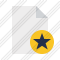 Document Blank Star Icon