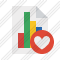 Document Chart Favorites Icon