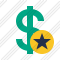 Dollar Star Icon