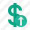 Dollar Upload Icon