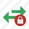 Exchange Horizontal Lock Icon