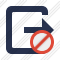 Exit Block Icon