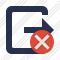 Exit Cancel Icon