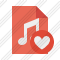 File Music Favorites Icon