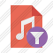 File Music Filter Icon